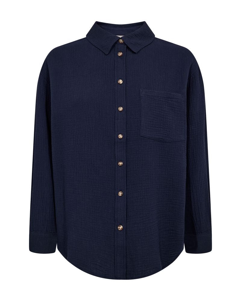 Fqesmingo-Shirt Blå