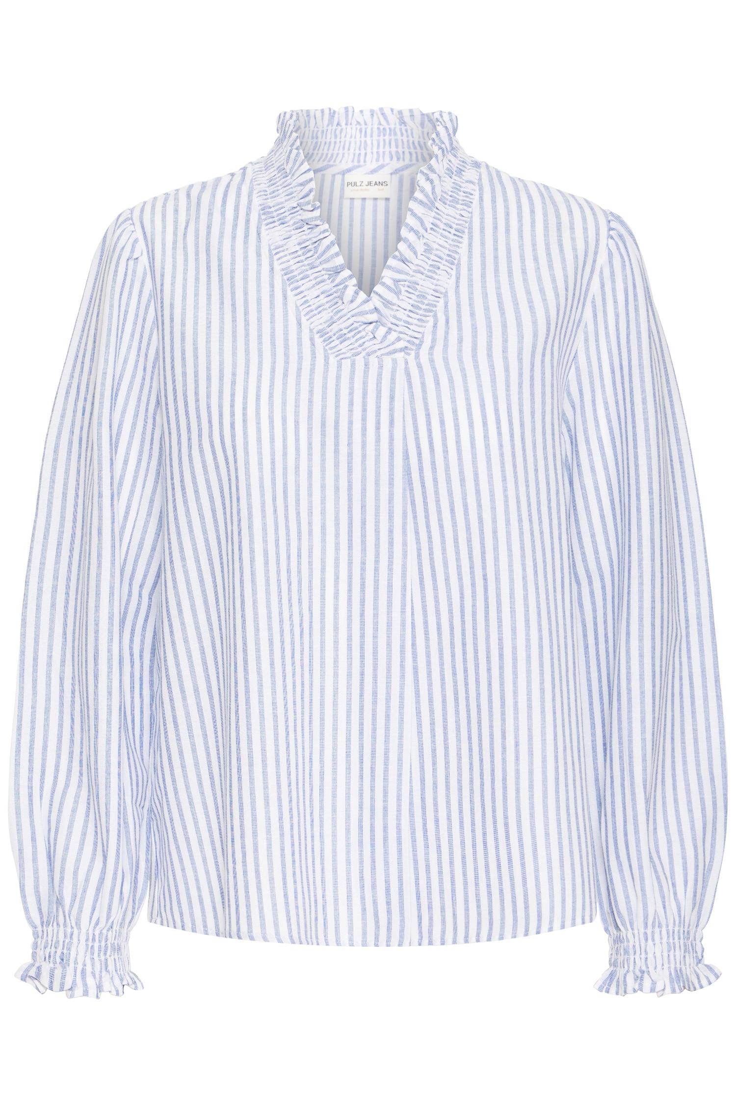 Pzaudrey Blouse Blå