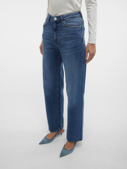 Vmtessa Hr Wide Jeans Ra380 Ga Noos Blå