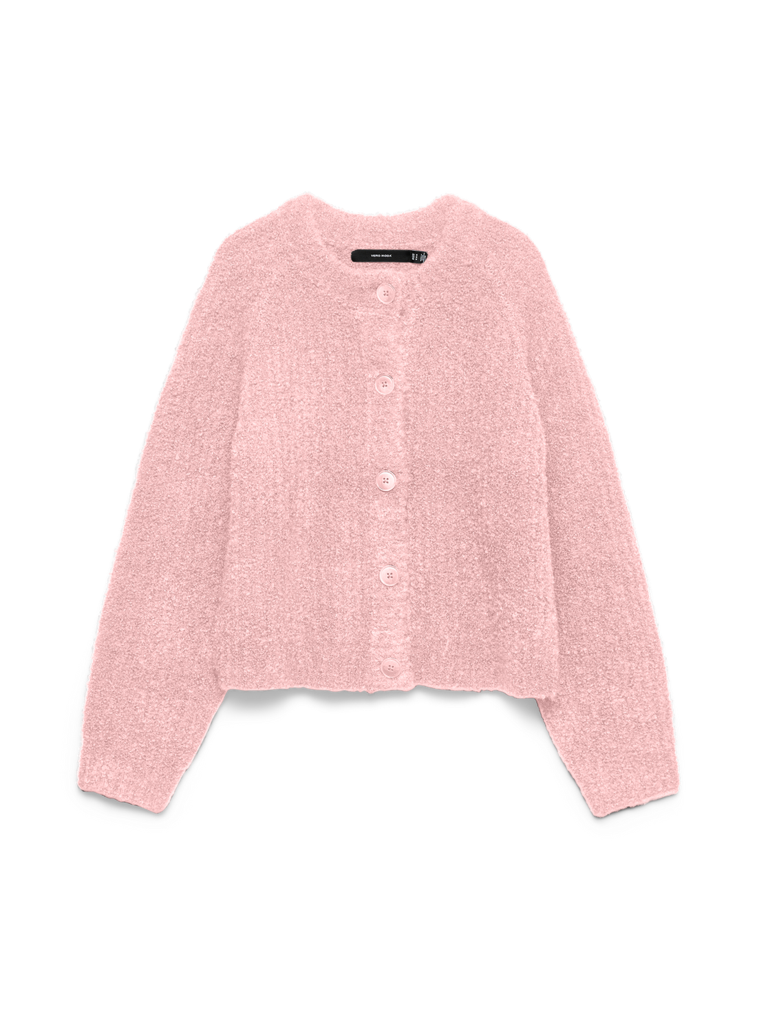 Vmcarmen Ls O-Neck Cardigan Lyserosa