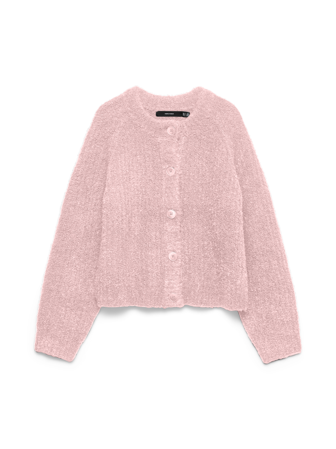Vmcarmen Ls O-Neck Cardigan Lyserosa
