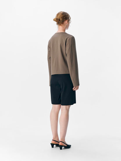 Objlisa L/s Re Blazer Noos Brun