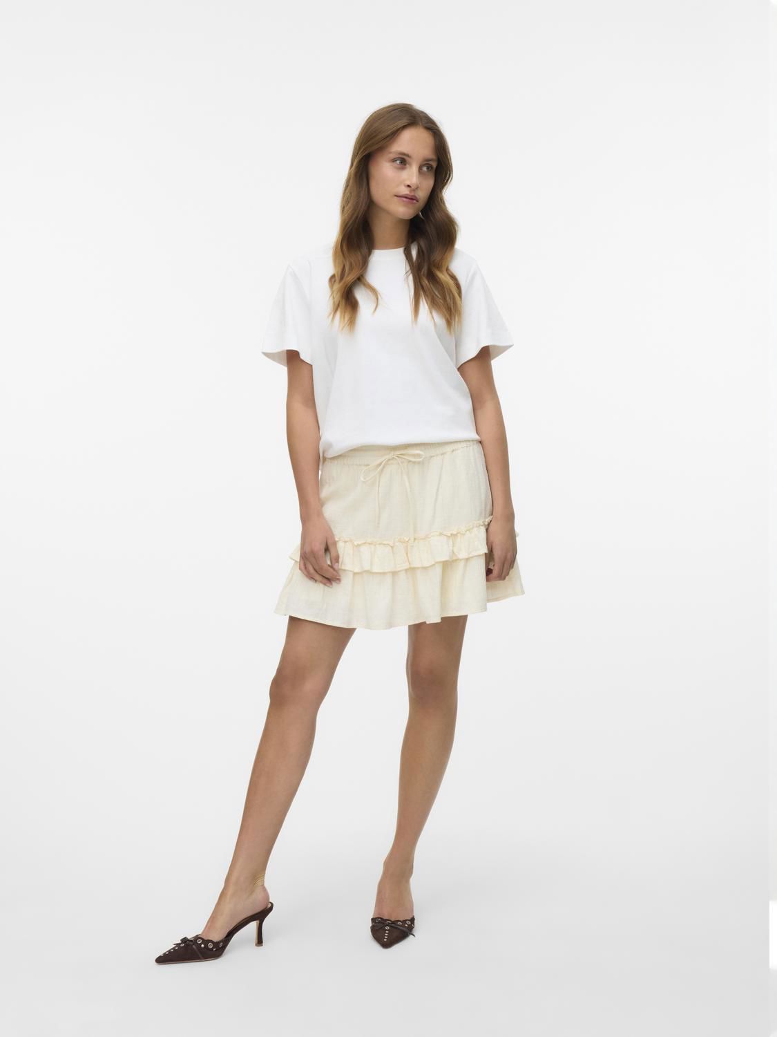 Vmmie Skort Wvn Exp Sb5 Beige