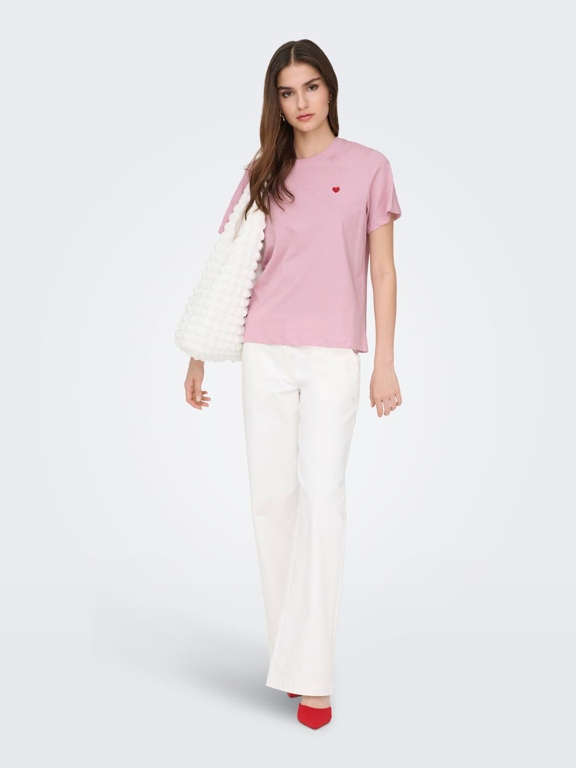 Jdypisa S/s Print Top Jrs Noos Rosa