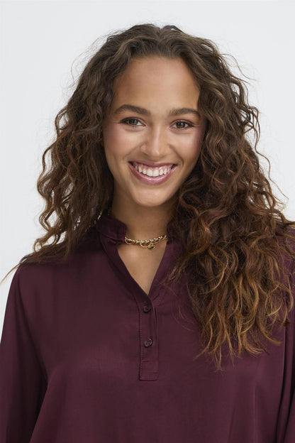 Sbolivia Blouse Burgunder