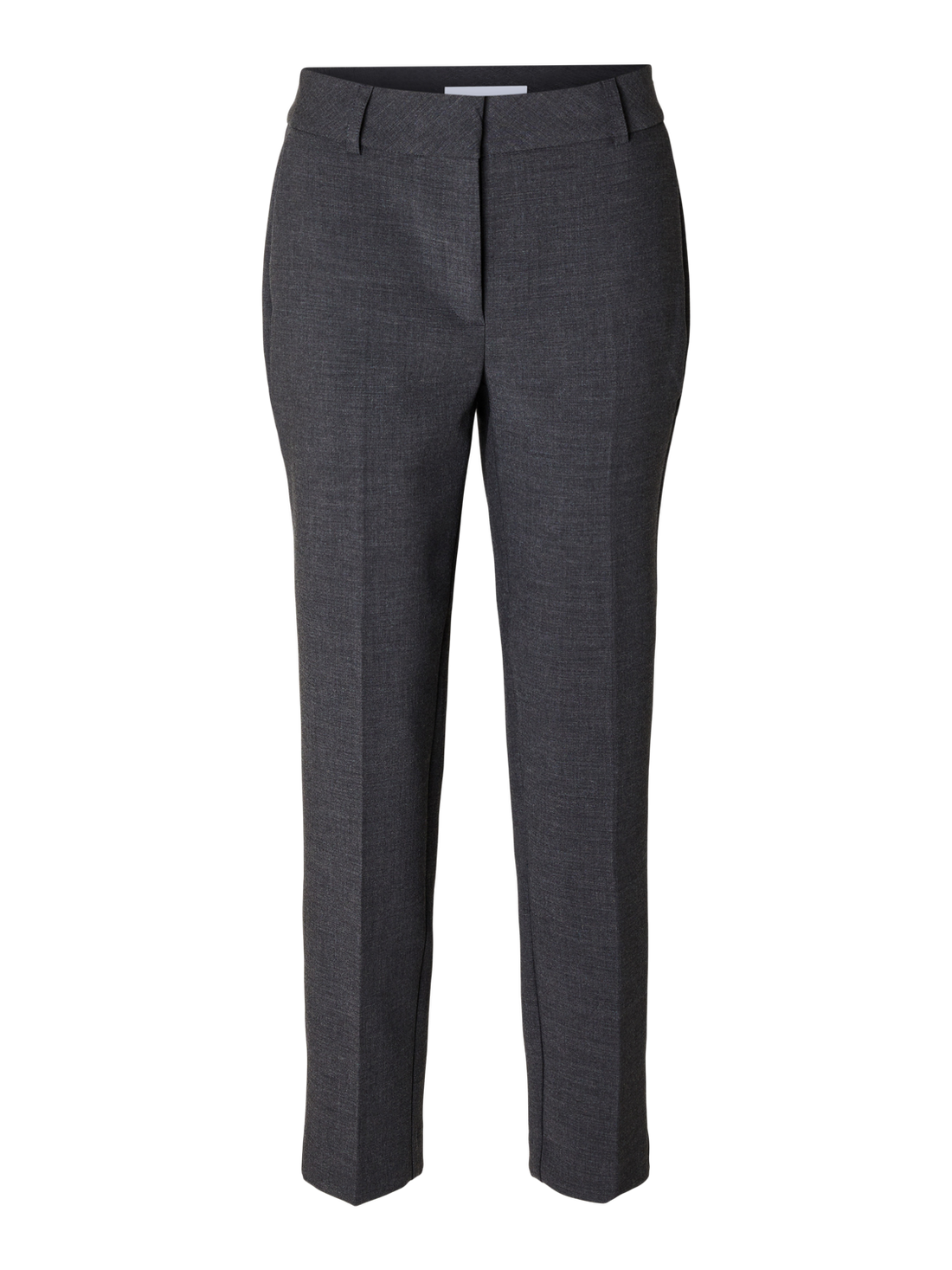 SLFRITA-RIA MW CROP PANT DGM NOOS Dark Grey Melange