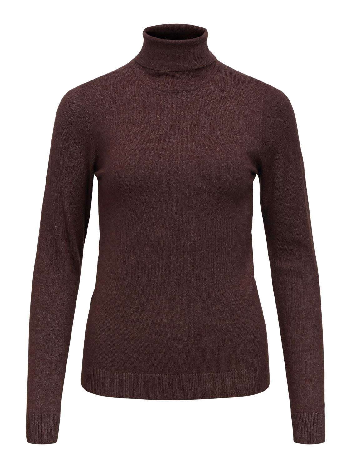 Objthess L/s Rollneck Knit Pullover Noos Brun
