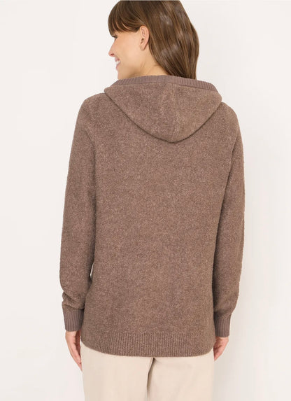 BOUCLE HOODY Brun