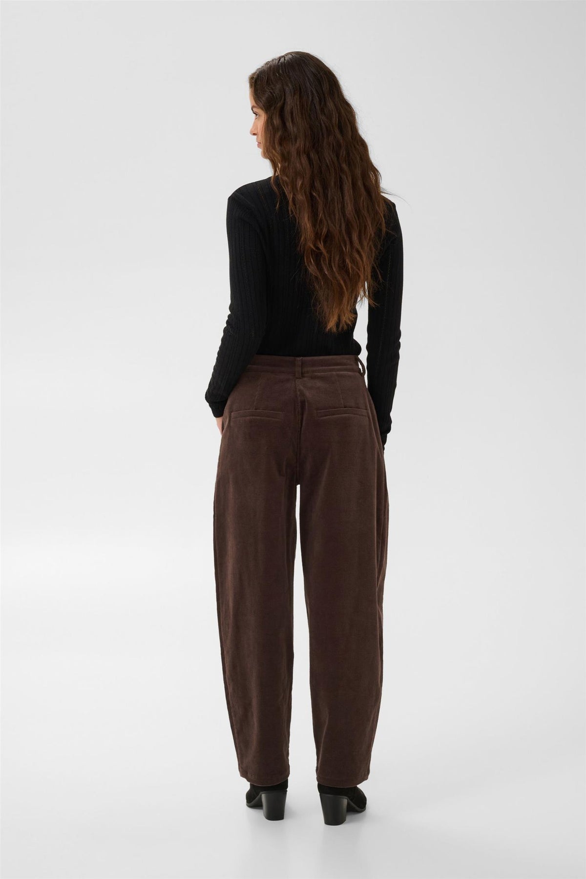 Crballlie Barrel Pant Brun