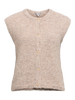 Objsaggia Re Knit Vest Cardigan Noos Beige