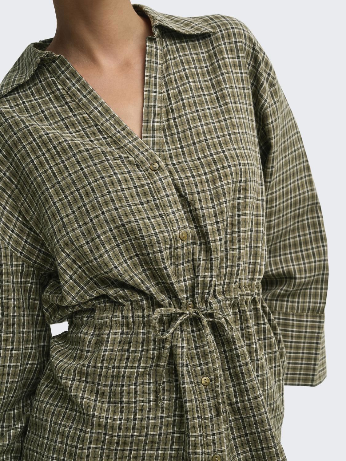 Jdyrikka 7/8 Tunnel Shirt Wvn Beige