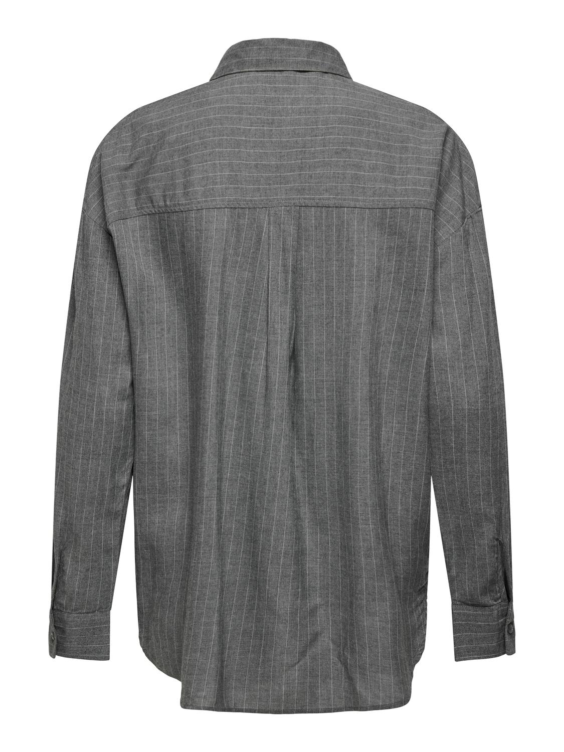 JDYASPEN L/S LOOSE SHIRT WVN Grå