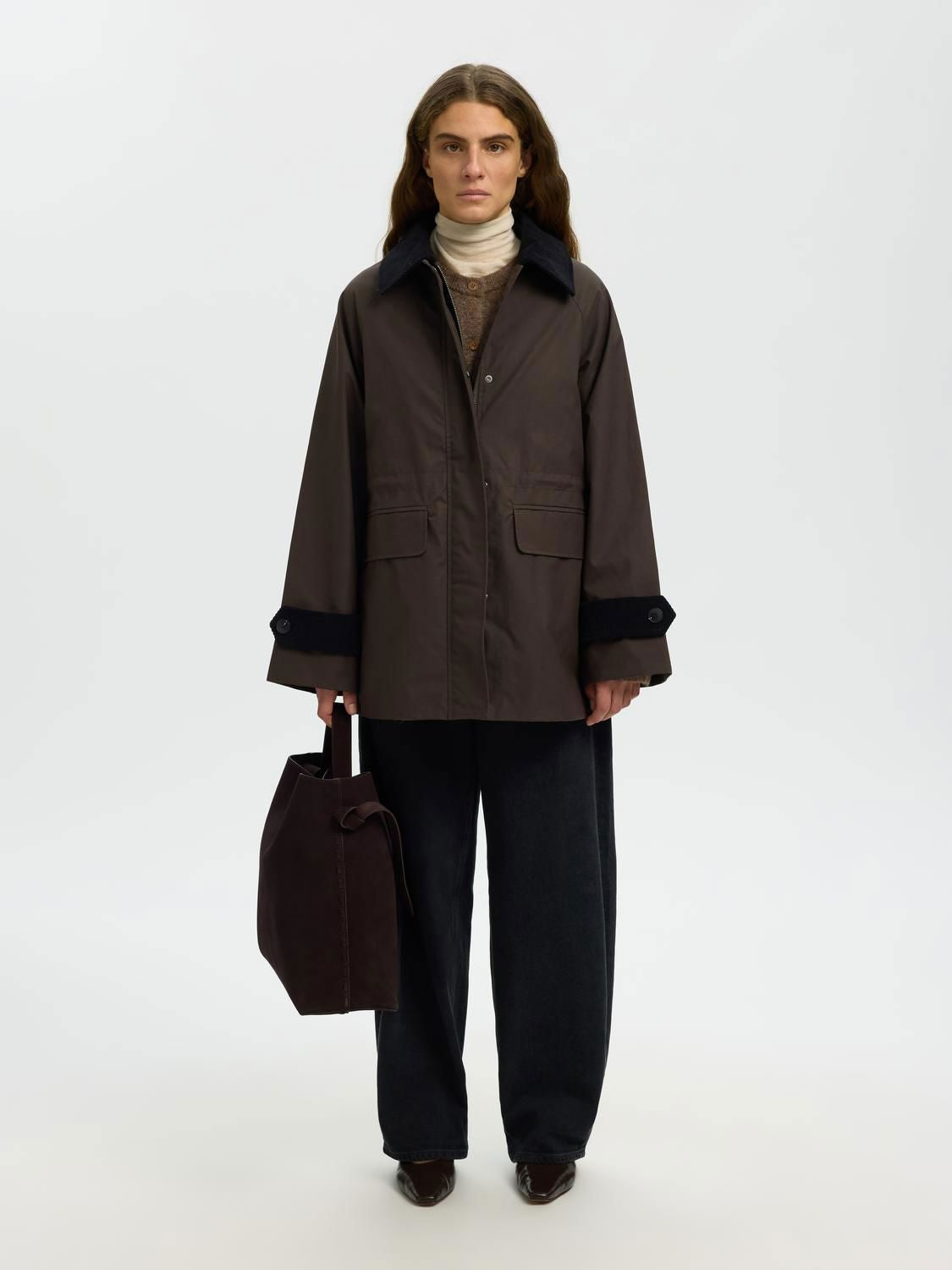 Slwlulu New Ls Knit Cardigan Noos Brun