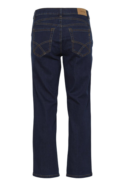 Crraja 7/8 Jeans - Baiily Fit Rinse Dark Blue Denim
