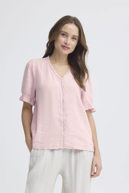 Sbfontanelle Ss Flounce Blouse Rosa