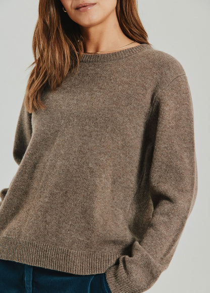 Fqwinka-Pullover Brun