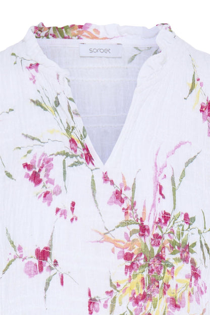 Sbalexa G Long Flo Dress Hvit