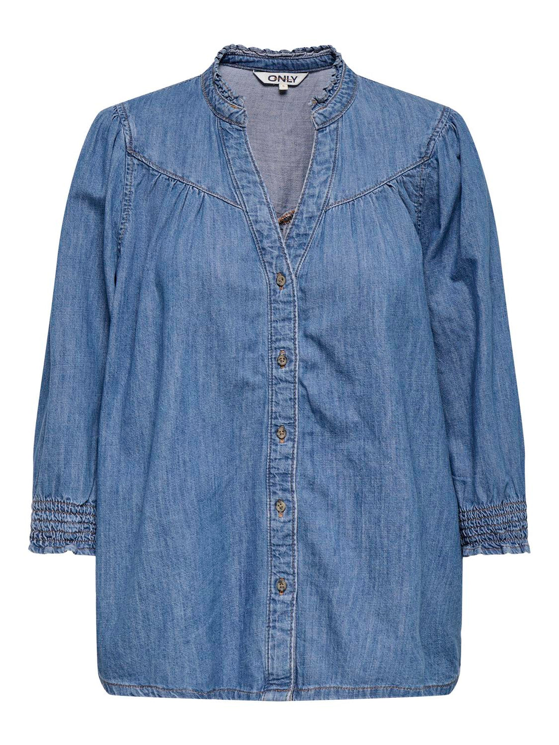 Onlraya 3/4 Shirt Dnm Akm Noos Blå