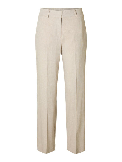 Slwtania-Rita Mw Wide Pant Noos Beige