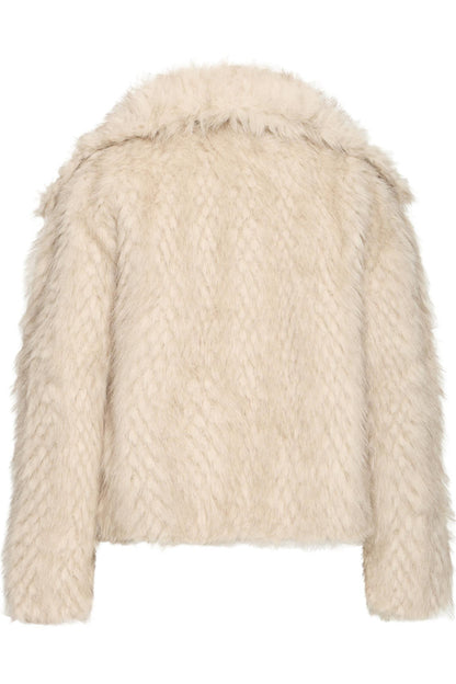 Sbcharlot Fur Jacket Beige