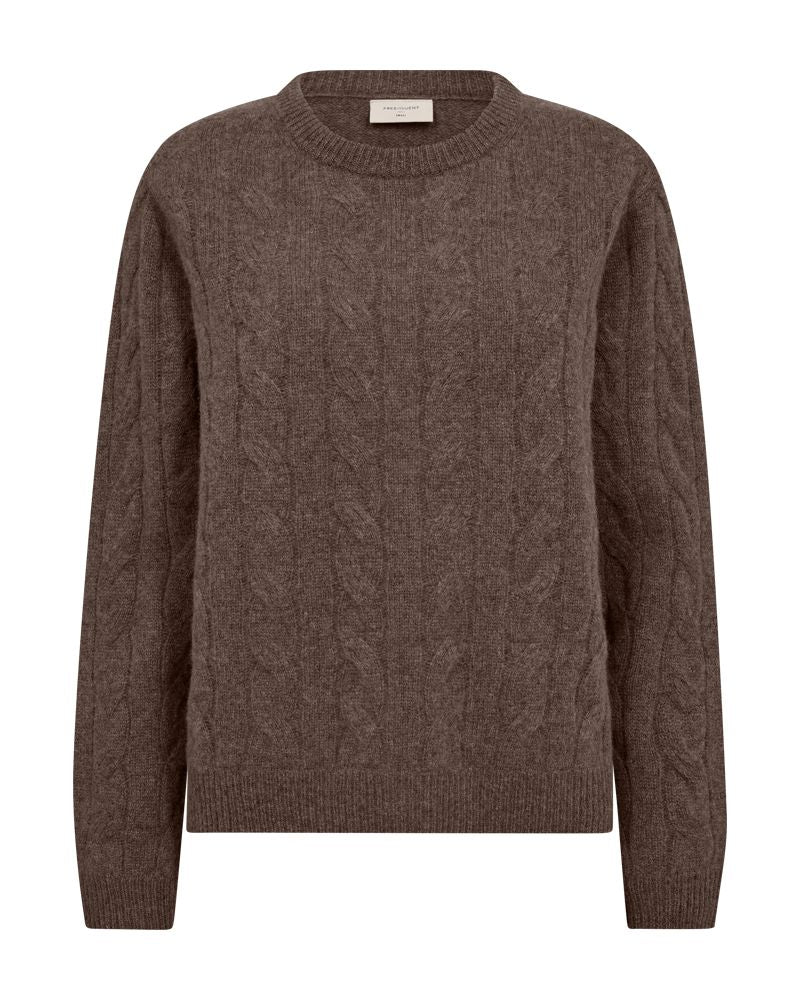 Fqwinka-Pullover Brun