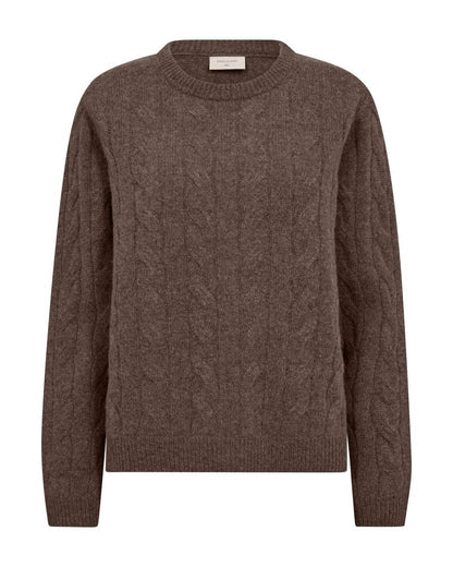 Fqwinka-Pullover Brun