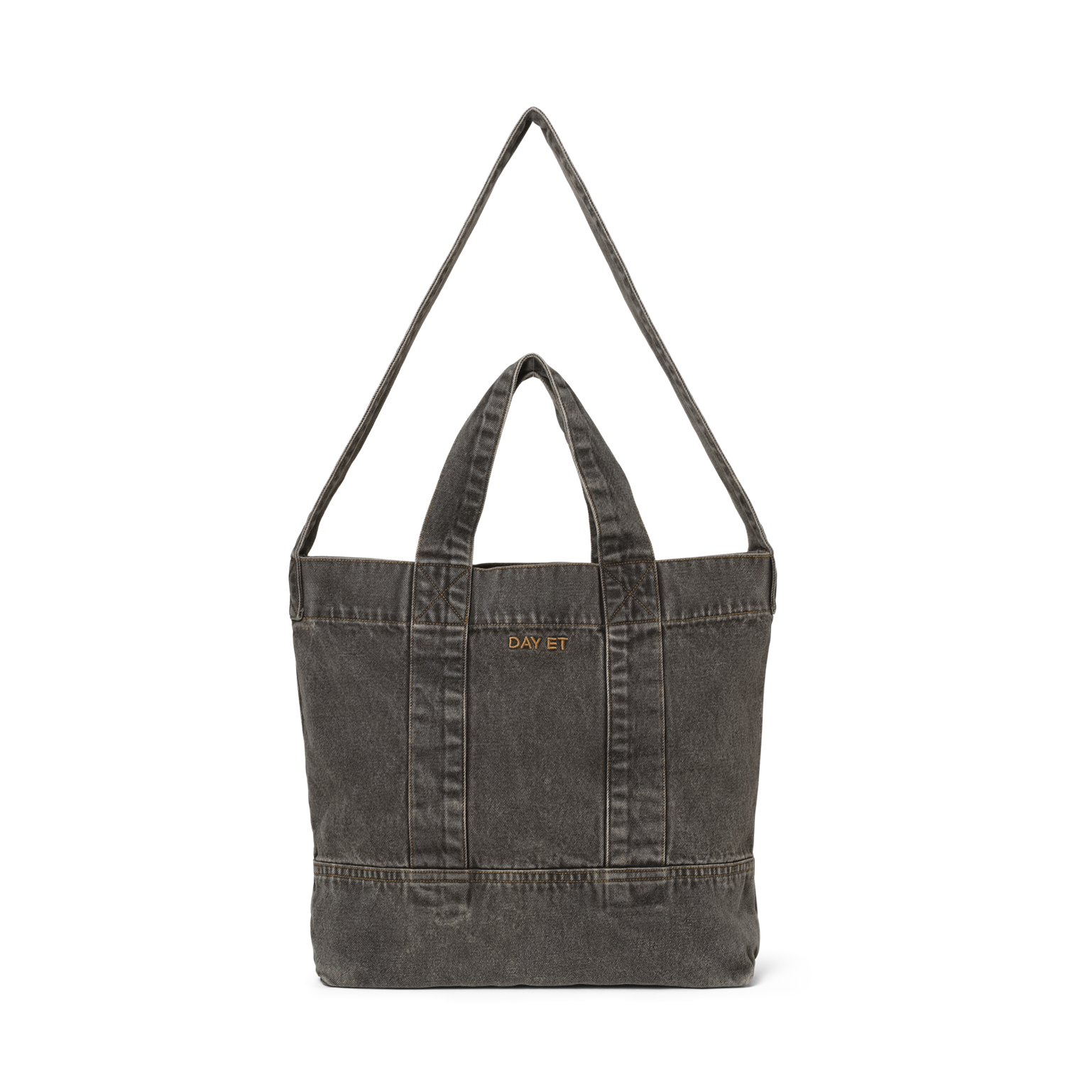Day Washed Denim Cross Body Grå