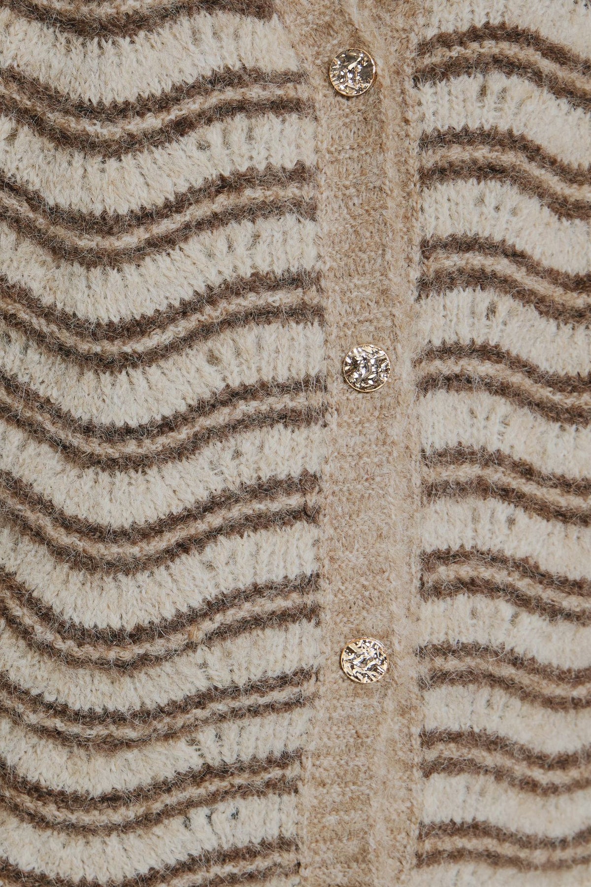 Sbxjava Knit Cardigan Beige