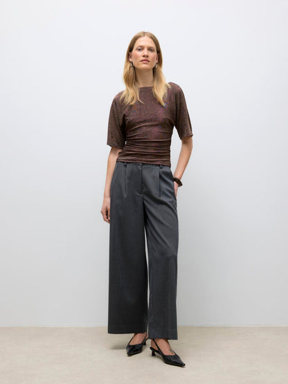Awursula 2/4 Boatneck Top Sort