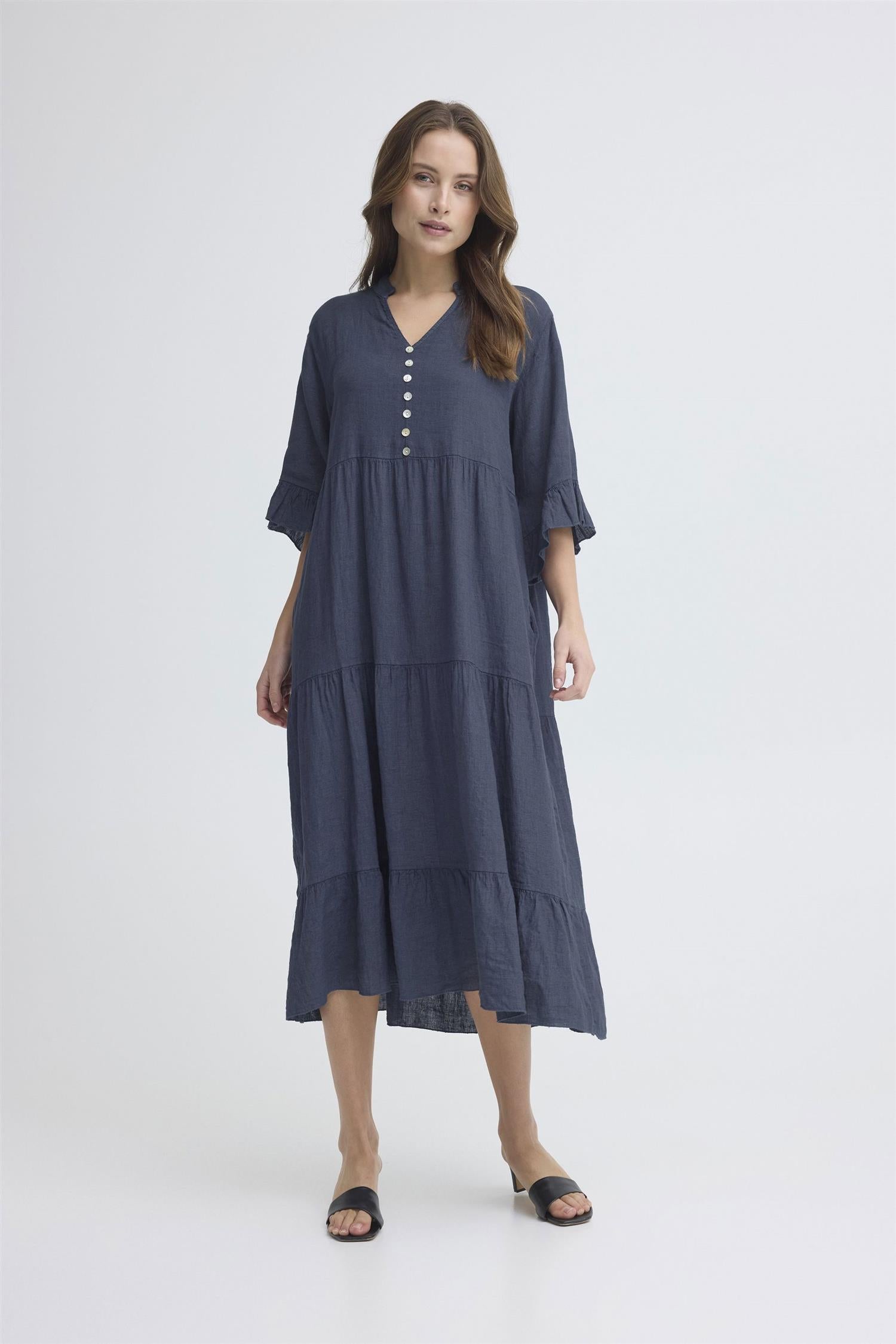 Sbfontanelle Long Dress Marine