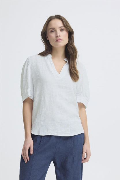 Sbfontanelle Ss 2 Blouse Hvit