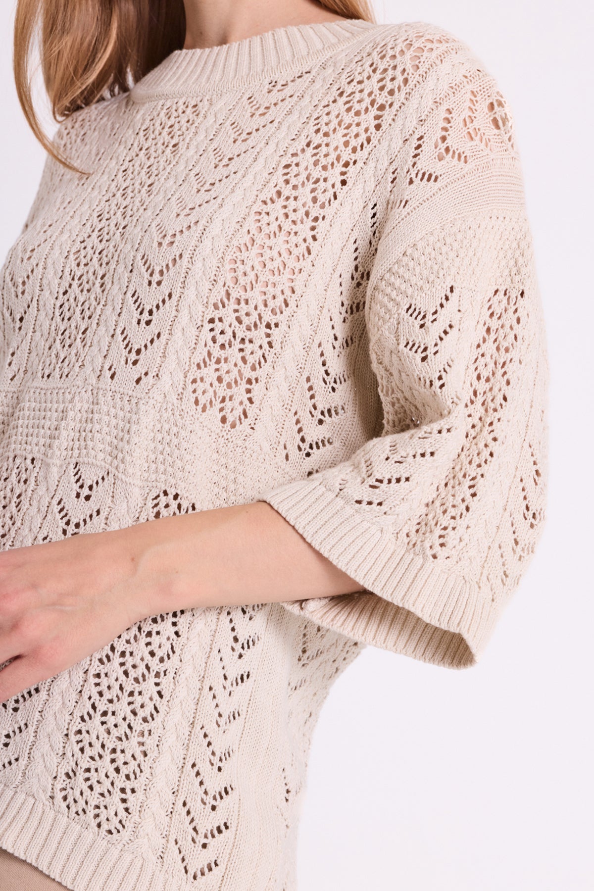 FQARWEN-PULLOVER Beige