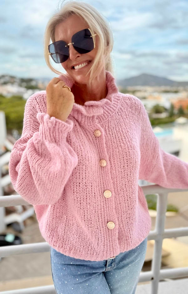 HEIDI CARDIGAN Rosa
