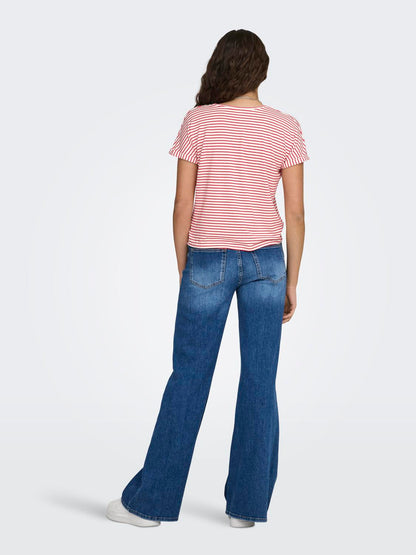 Jdysissy S/s O-Neck Top Jrs Noos