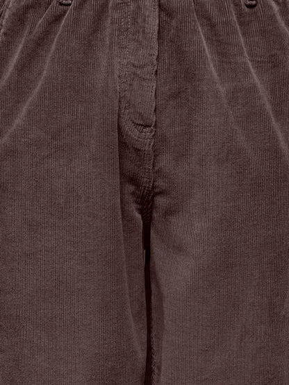 Onlflora Mw Ela Cord Carot Pant Pnt Noos Brun