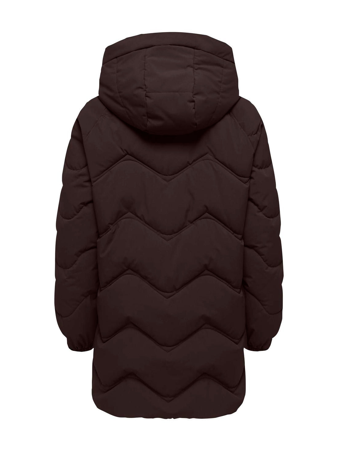 Jdypower Long Hood Puffer Otw Hab Brun