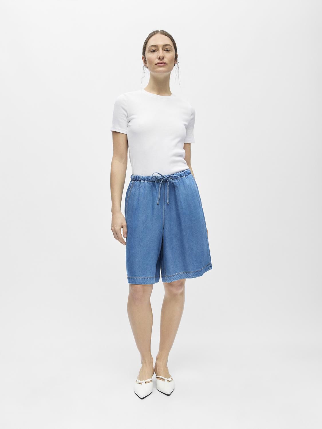 Objframe Mw Denim Shorts 145 Nd Blå