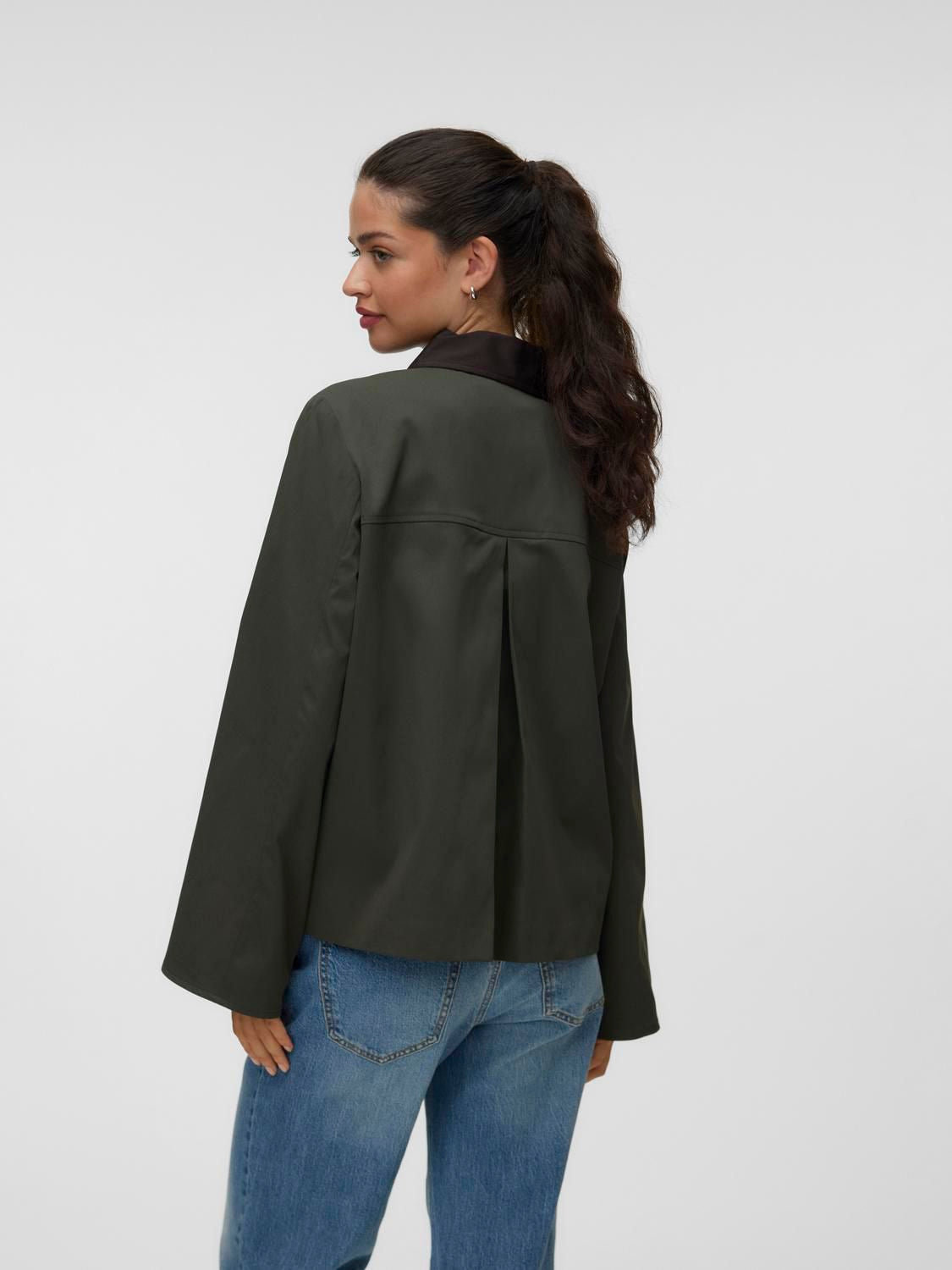 Vmchelseapoppy Short Jacket Noos Grønn