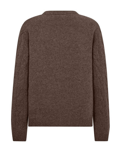 Fqwinka-Pullover Brun