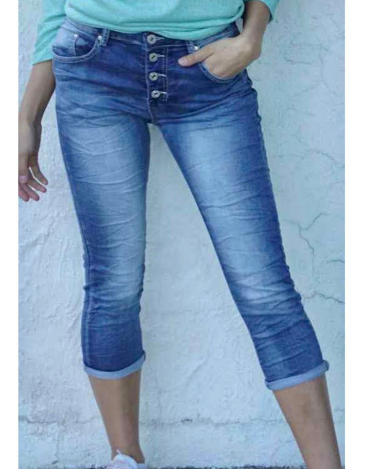 Denim Capri 1233-B