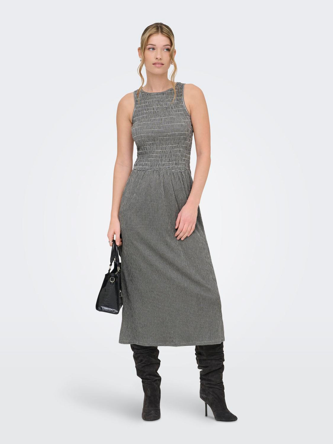 Onlcelle S/l Smock Dress Jrs Sort