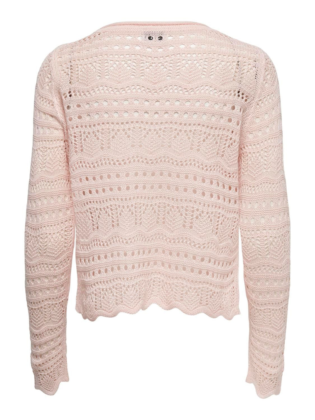 Jdysun Lay L/s Boatneck Pullov. Knt Noos Rosa