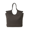Day Woolen Tote Brun