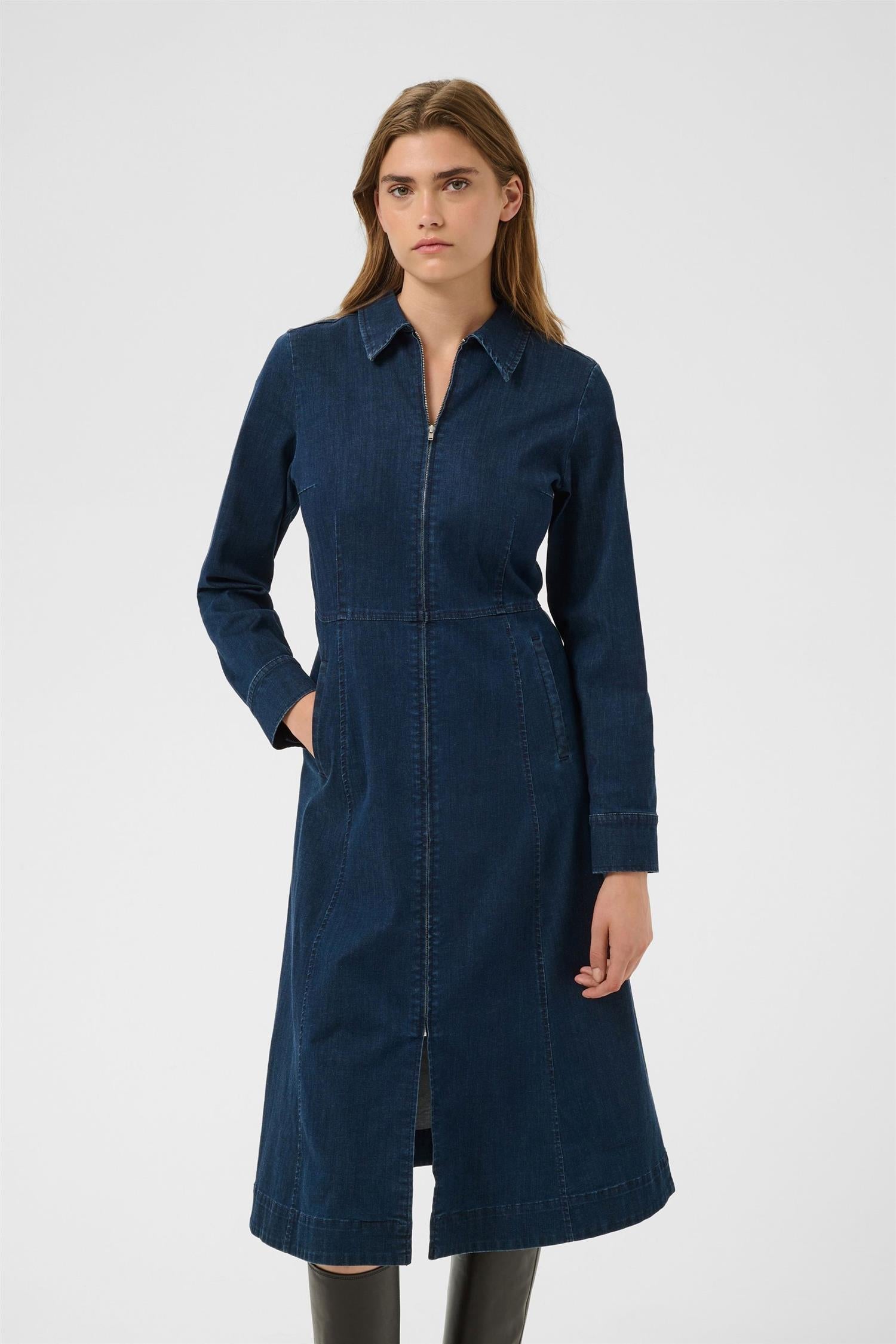 Chenillapw Dress Blå