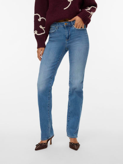 Vmflash Mr Straight Jeans Li347 Ga Noos Blå