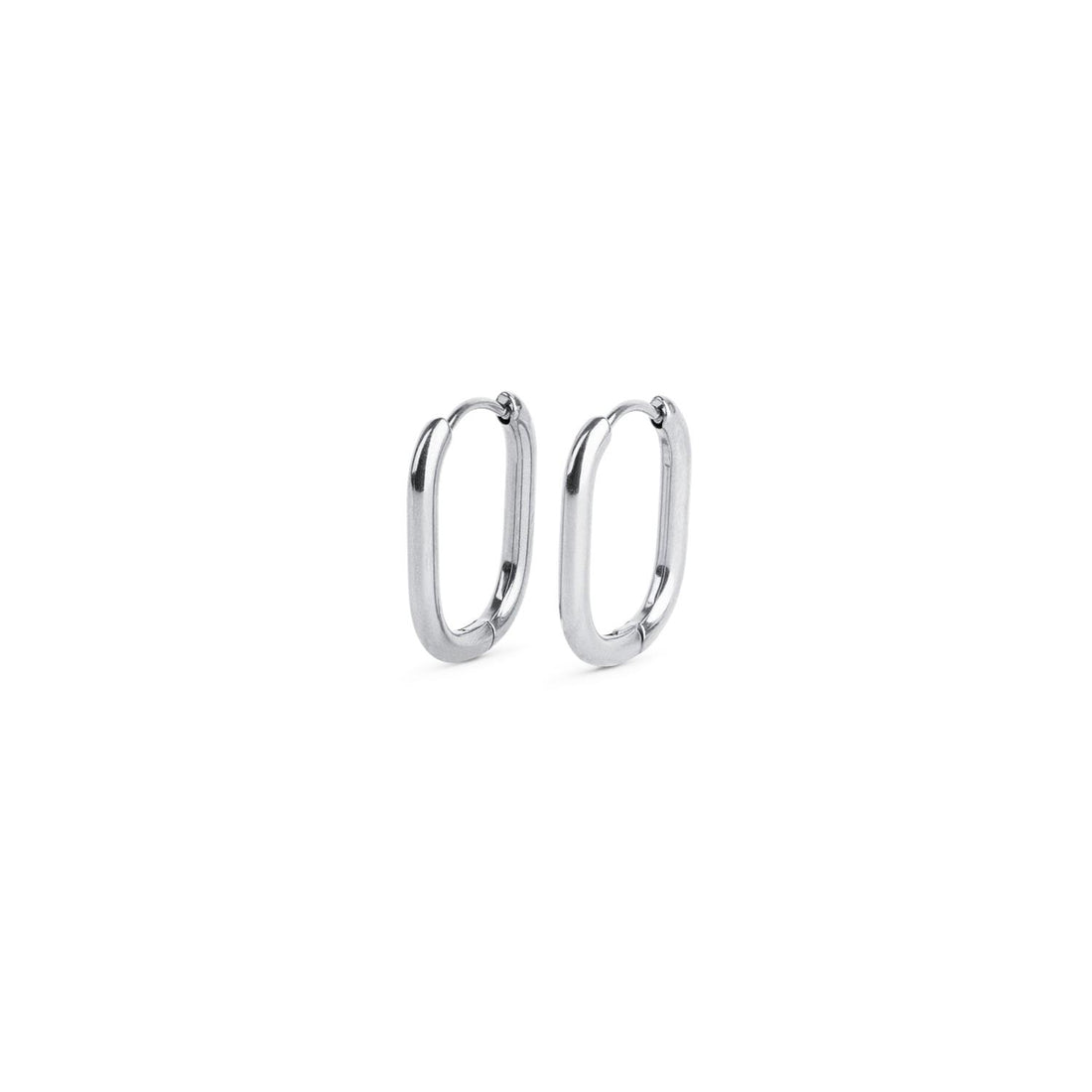Pernille - Hoop Earrings Stainless Steel Sølv
