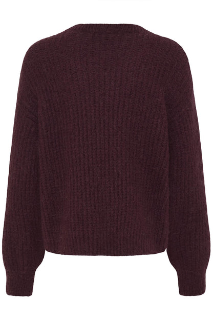 Sbgulvig Bellis Knit Blouse Cabernet