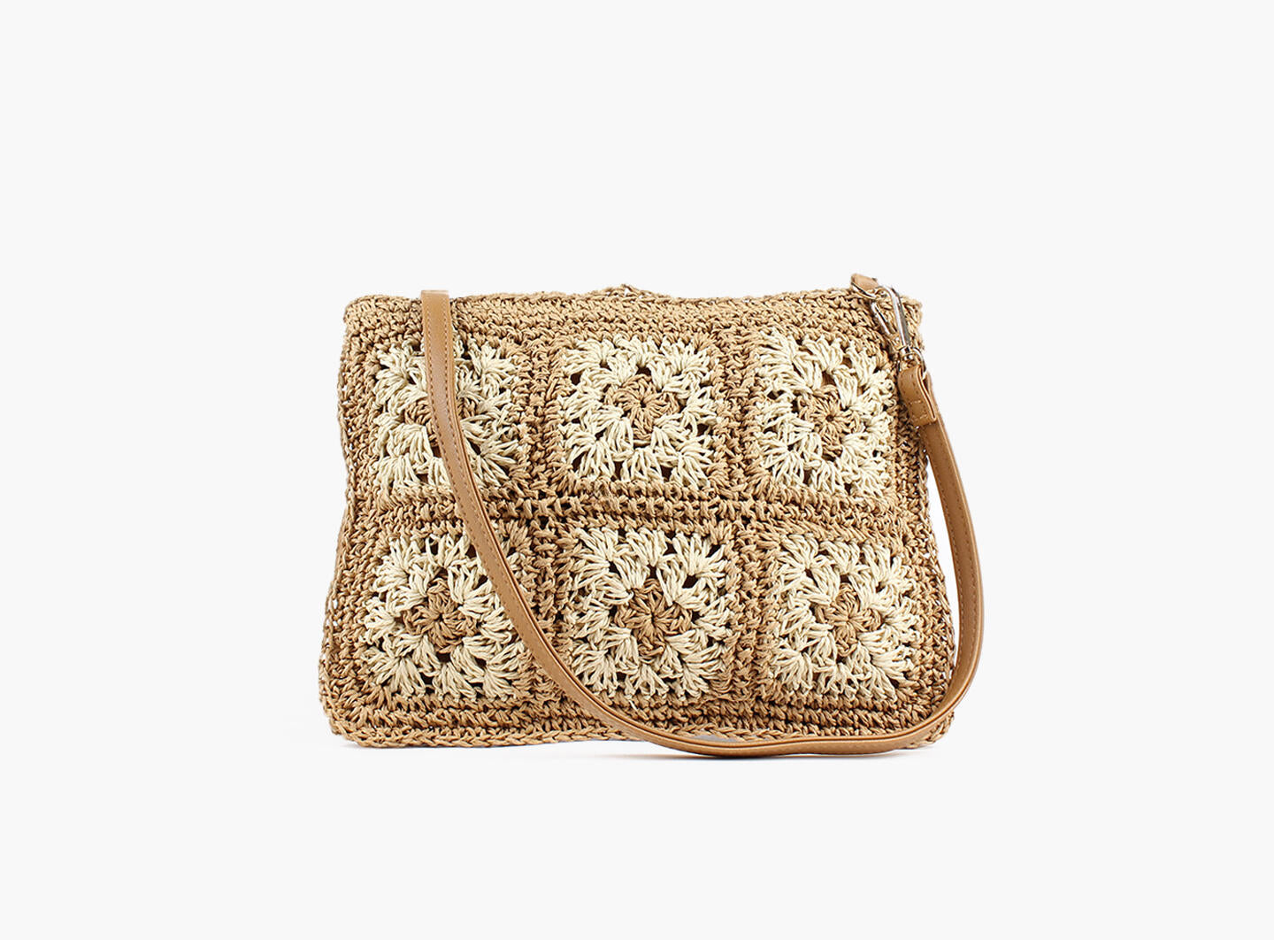 Small straw bag Sand