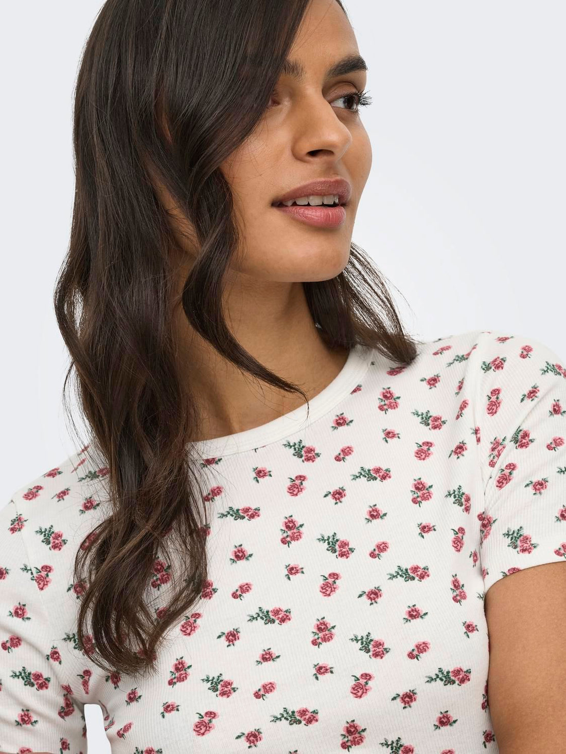 Jdylucky S/s O Neck Top Jrs Noos Hvit