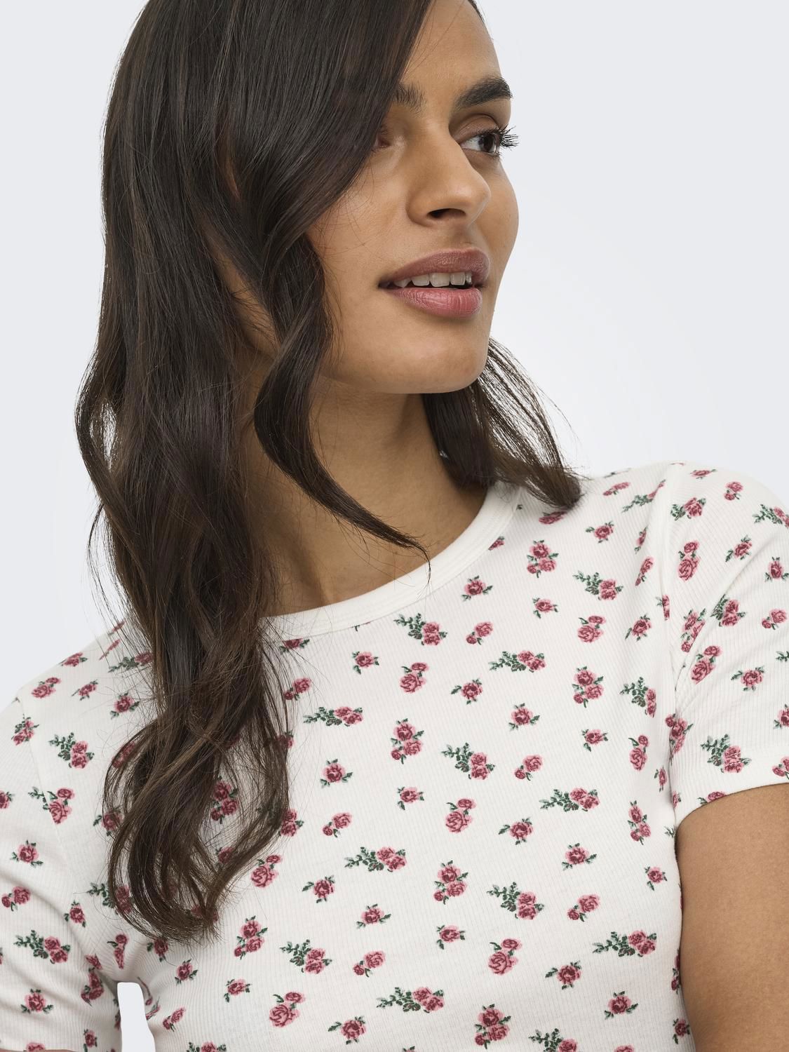 Jdylucky S/s O Neck Top Jrs Noos Hvit